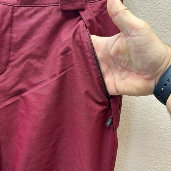 COLUMBIA Women’s Small Bugaboo Snow Pants Omni-Tech Insulated Red Winter - Picture 5 of 9